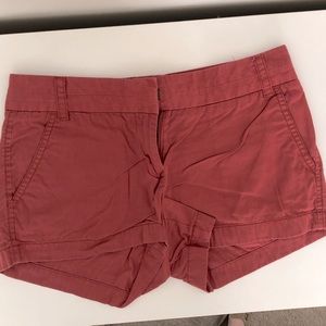 J. Crew Factory Broken-In Chino Shorts - Rust Red